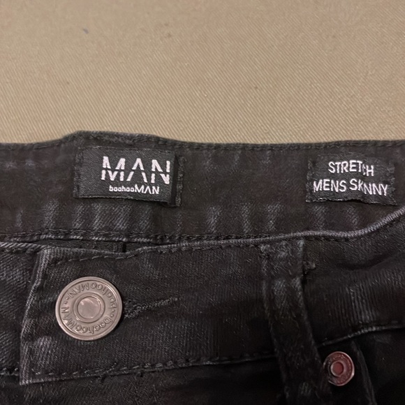 MAN BooHooMAN  Stretch Mens Skinny  Jeans size 30” - Picture 2 of 16